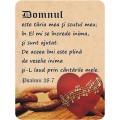 Sticker colturi rotunjite, Domnul este taria mea!